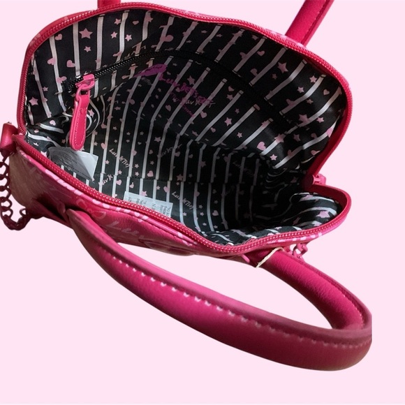 NWT LUV BETSEY BY BETSEY JOHNSON PINK CAT PURSE - Picture 3 of 5